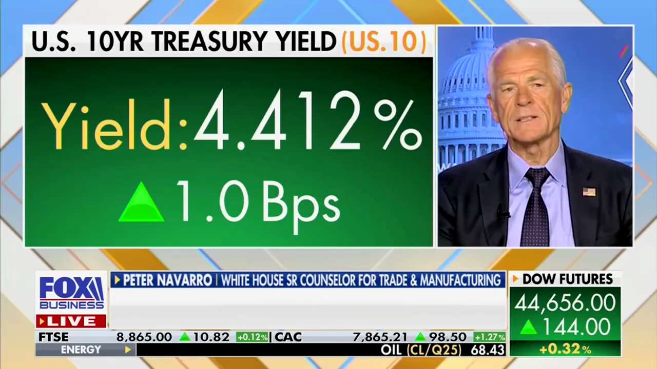 Navarro’s Law: The more a country cheats us - the more they can absorb tariffs.