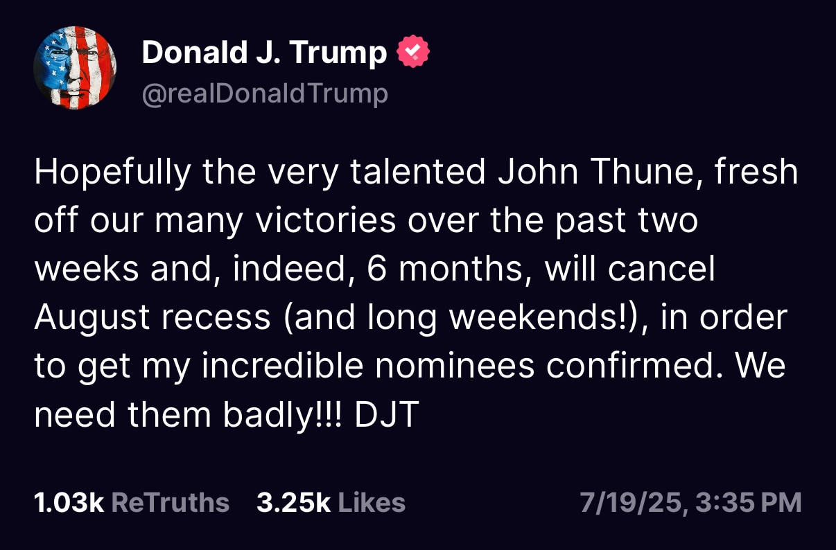 And to Pass the 2026 Appropriations Bills and Avoid a CR 