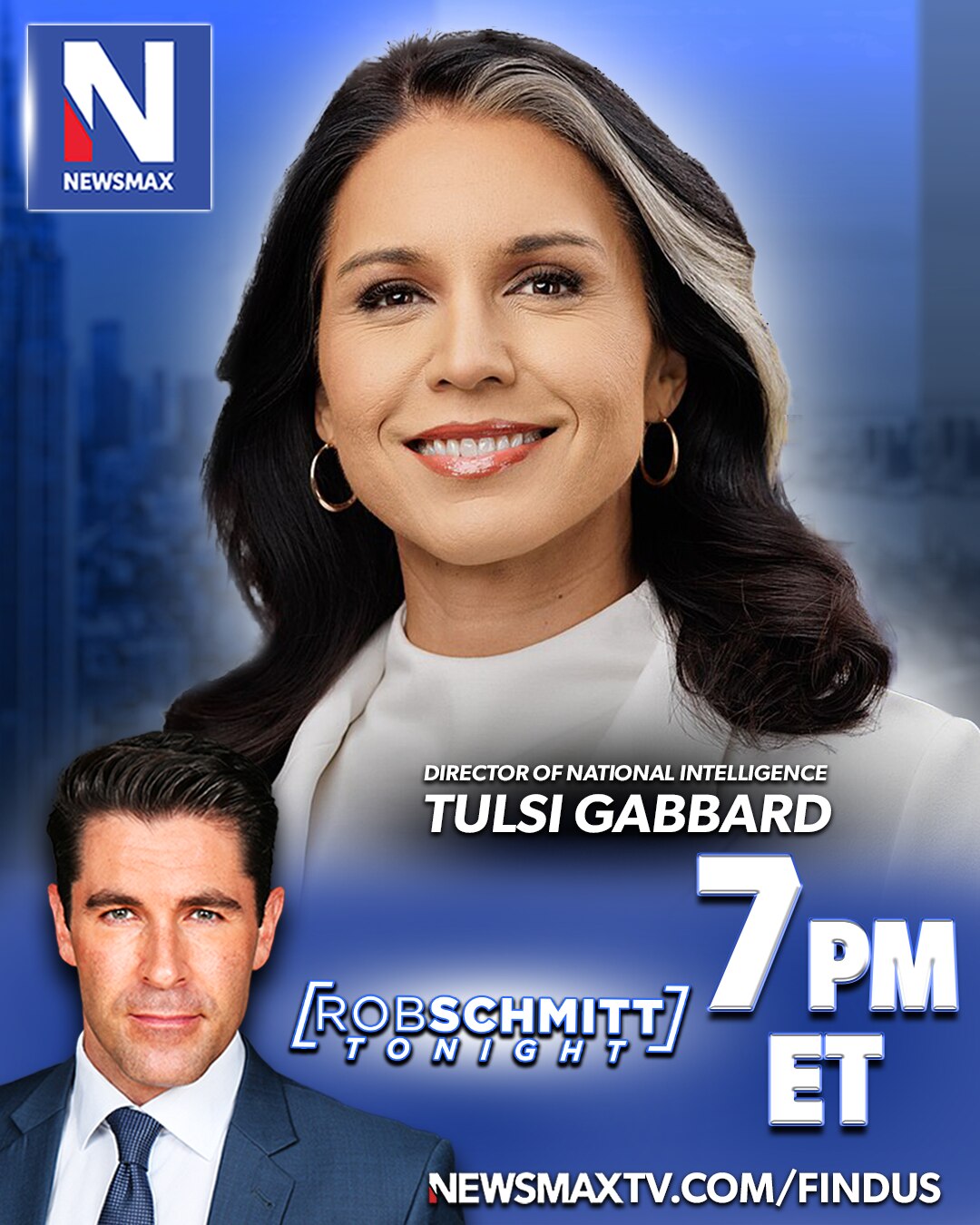 TONIGHT: Director of National Intelligence Tulsi Gabbard joins "Rob Schmitt Tonight" to discuss the ...