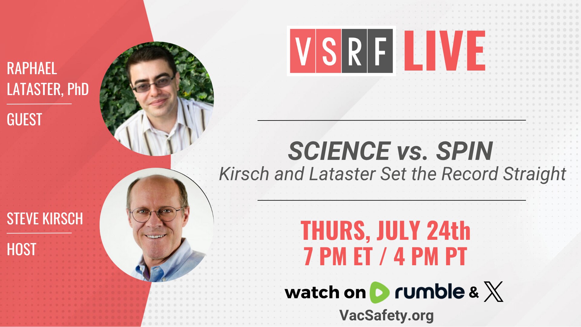 🚨This Thursday on VSRF Live: Steve is back from Australia and deep in his element — data. He’s join...