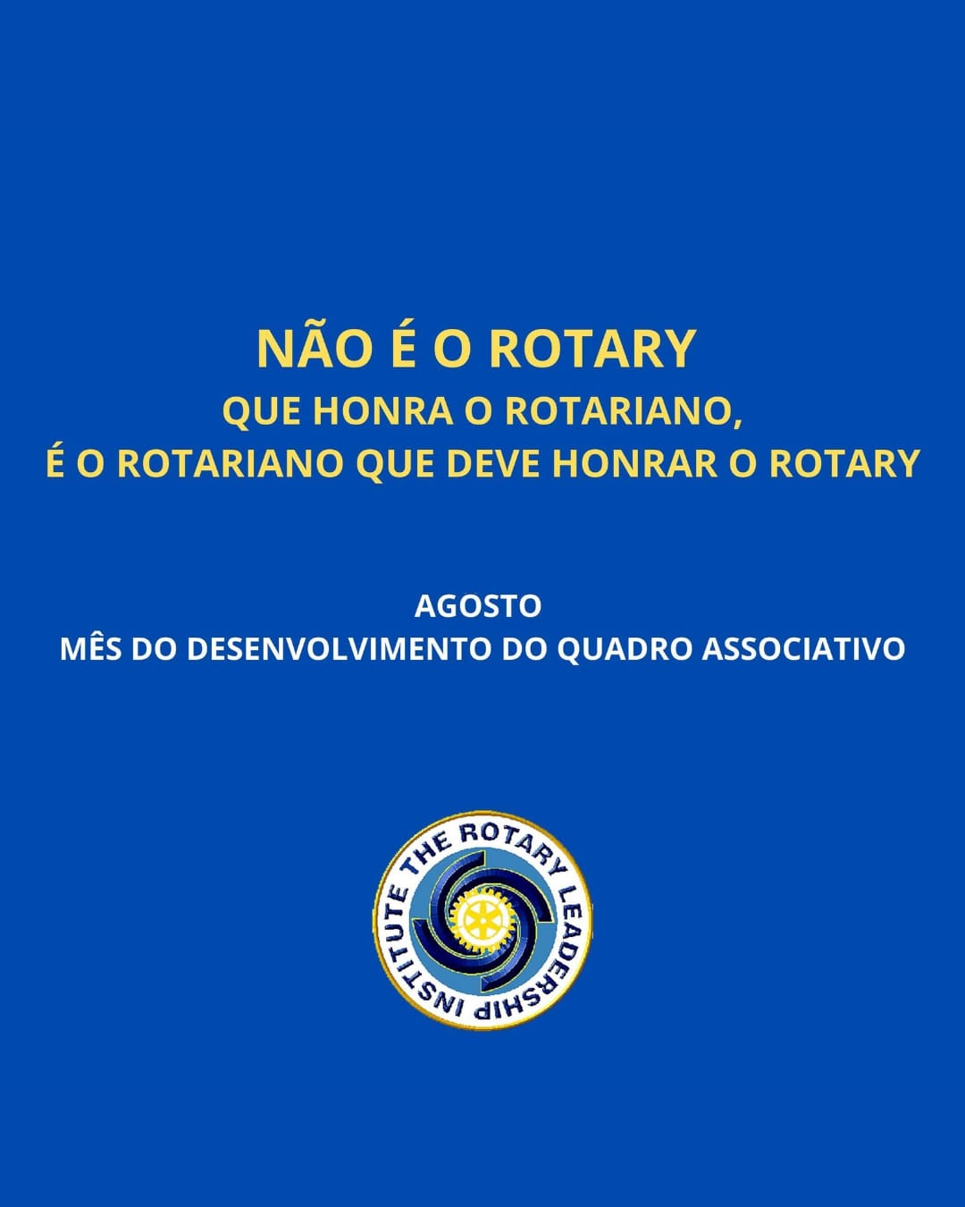 Agosto: Mês do Desenvolvimento do Quadro Associativo.
Crescer com Propósito.

Agosto chega com um ch...