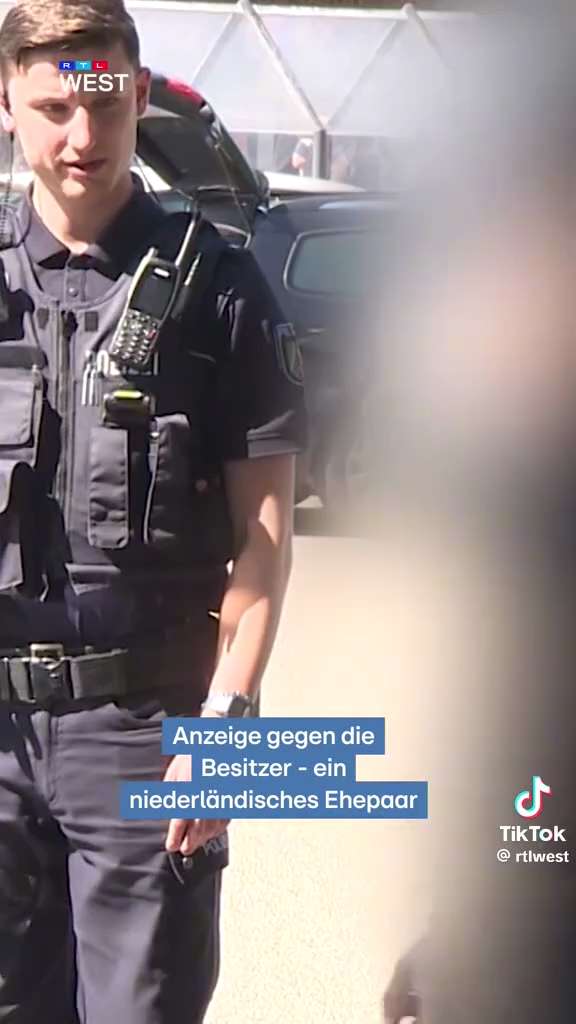 RTLWest  Auf einem Supermarkt-Parkplatz in Kranenburg (Kreis Kleve) mussten Polizei und Feuerwehr am...