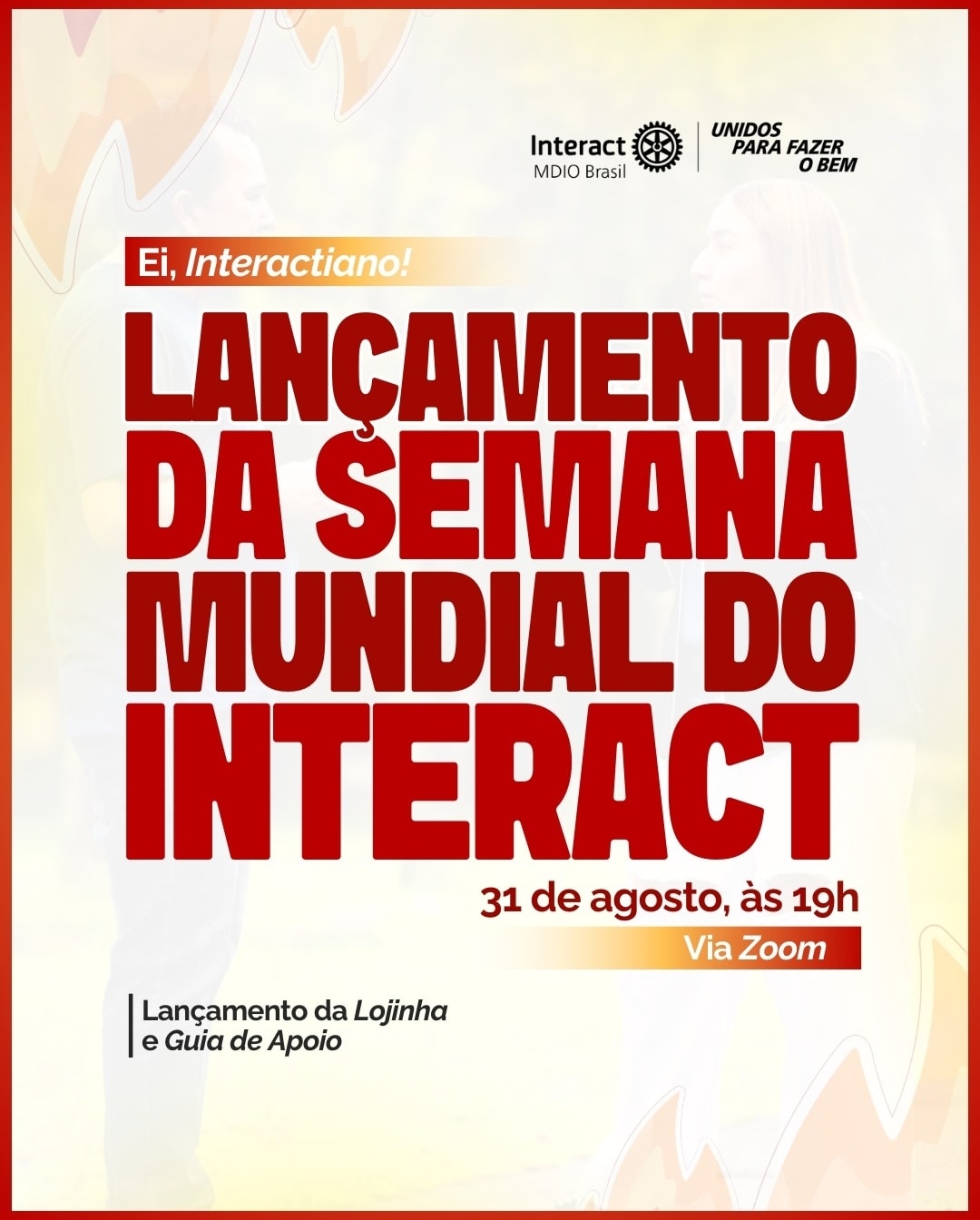 Texto do MDIOInteractBR 

CHEGOU A HORA, INTERACTIANOS!

Tá preparado?
Vem aí o LANÇAMENTO OFICIAL d...