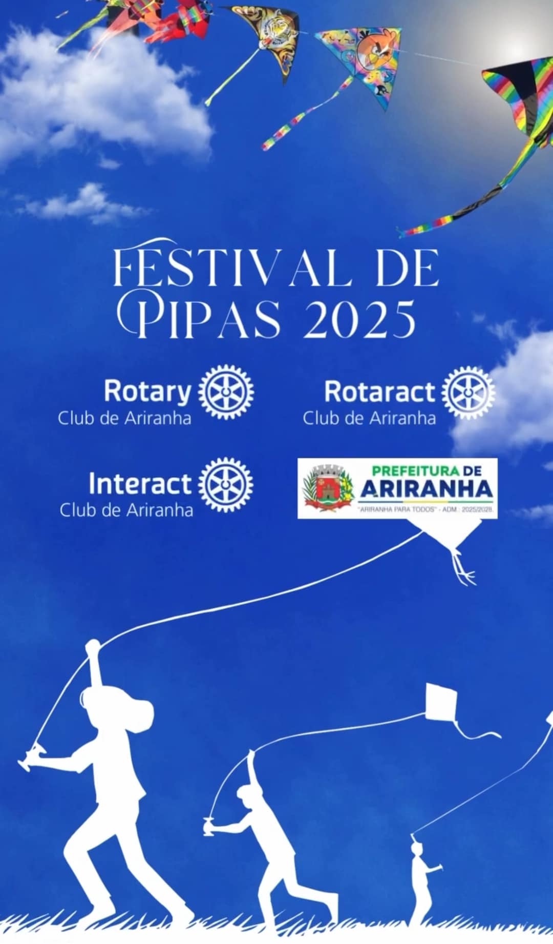 Texto da Família Rotária de Ariranha

Vem aí o Festival de Pipas 2025 em Ariranha!

Um evento para t...