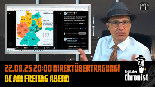 Aufzeichnung vom 22.08.25 Direktübertragung! DC am Freitag Abend