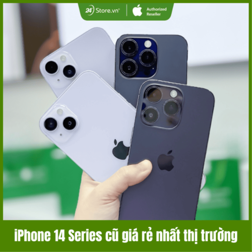 iPhone 14 series cũ giá rẻ nhất thị trường, chính hãng, thu cũ, đổi mới trả góp 0%.