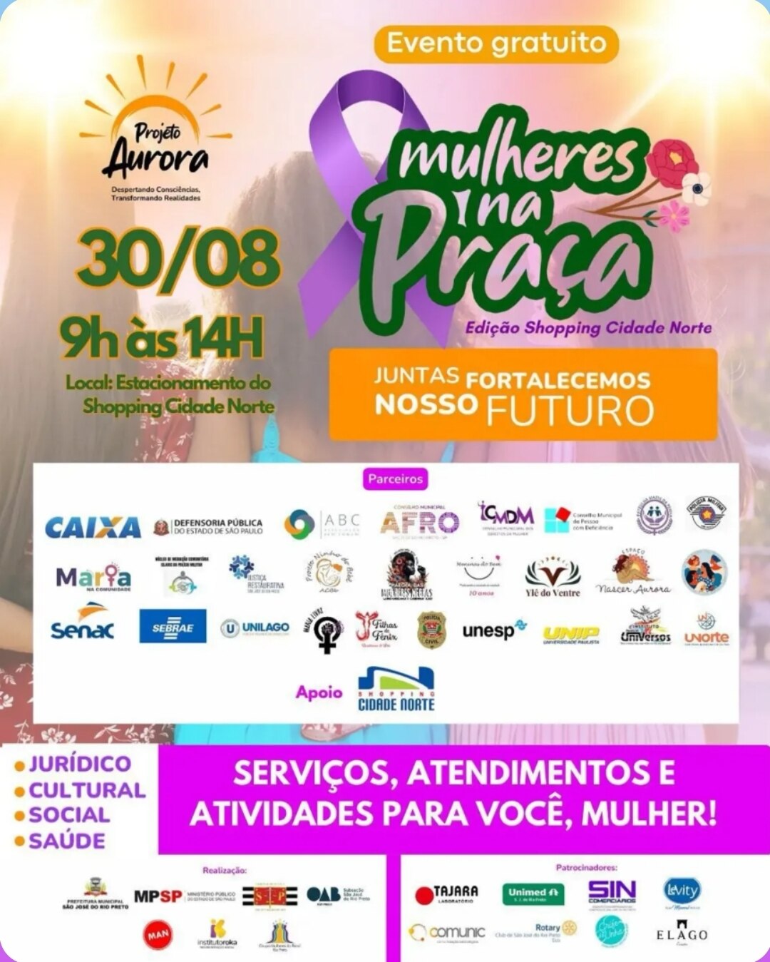 Texto do Rotaract Club de São José do Rio Preto - Integração Norte 

 O Mulheres na Praça – Edição S...