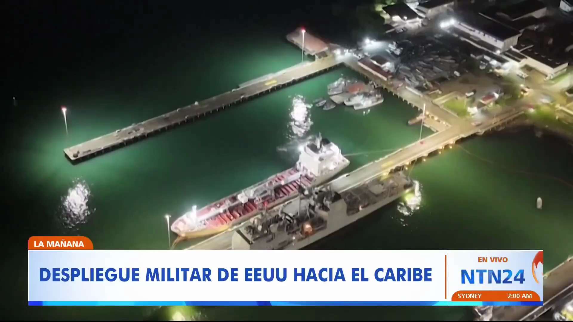 【美国之声--逼近委内瑞拉】2025年8月29日X上的NTN24：

美军提康德罗加级导弹巡洋舰“伊利湖号”（USS Lake Erie，舷号 CG-70）近日现身巴拿马巴尔博亚港。 

《新闻周刊》...