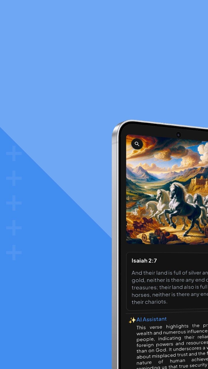 Unlock God’s Word with the Visual Bible Verses App

Bring Scripture to life with AI-powered guidance...