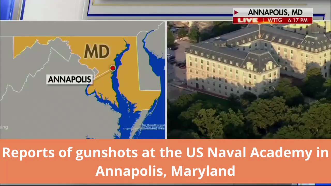 🚨 BREAKING: Reports of gunshots at the US Naval Academy in Annapolis, Maryland

The facility is now...