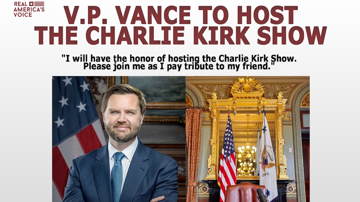 VP JD VANCE TO HOST THE CHARLIE KIRK SHOW LIVE