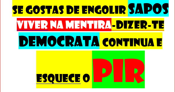 carlossilva17-PORTUGAL 8X cancelado CENSURA N1 EDD on GETTR: 250925- PIR o partido em formação-NÃO DÊ EXPLICAÇÕ...