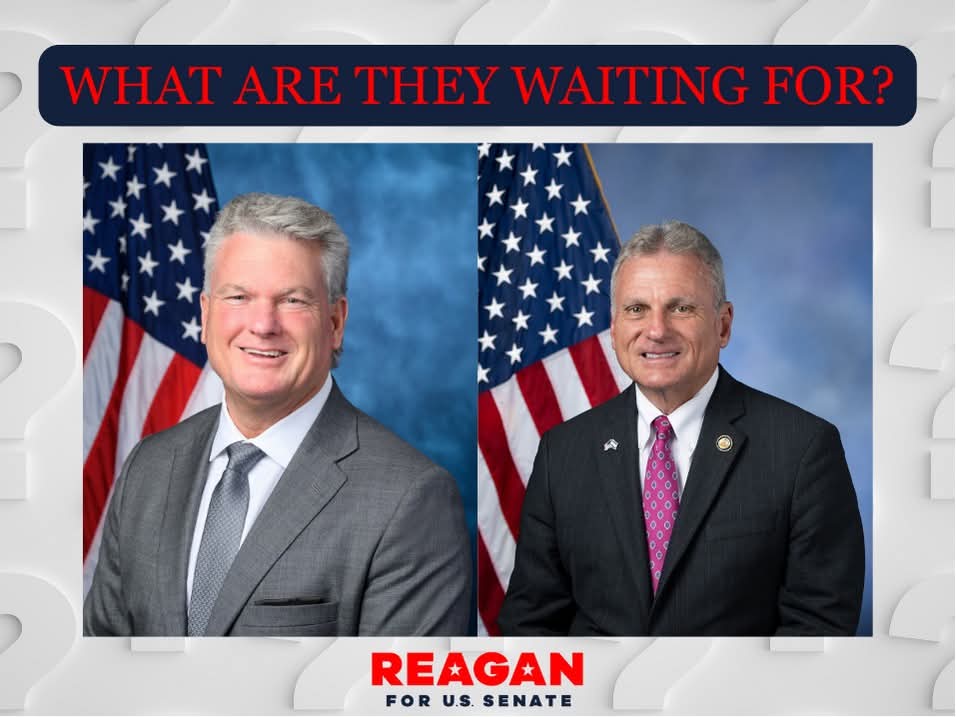 What are Buddy Carter and Mike Collins waiting for?

Both are sitting U.S. Representatives, proudly ...