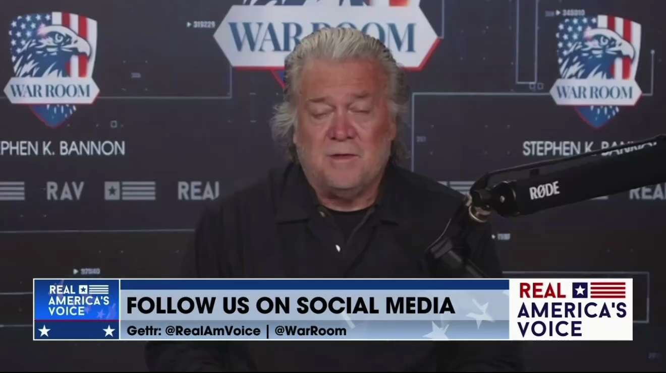 STEVE BANNON: It’s kinda the trifecta today. I came to Texas because Texas is the railhead of the MA...