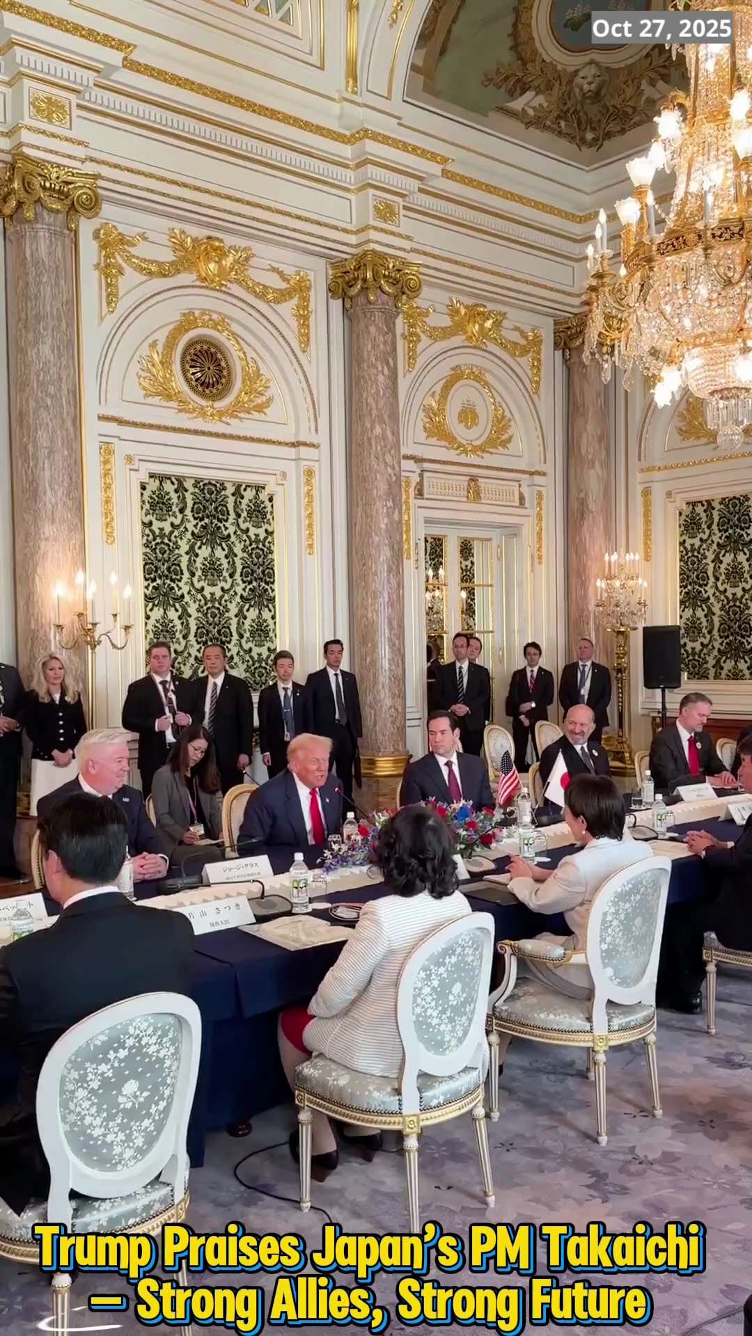 BREAKING 🚨 President Trump just gave a HUGE shoutout to Japan’s new Prime Minister 🇺🇸 🤝 🇯🇵