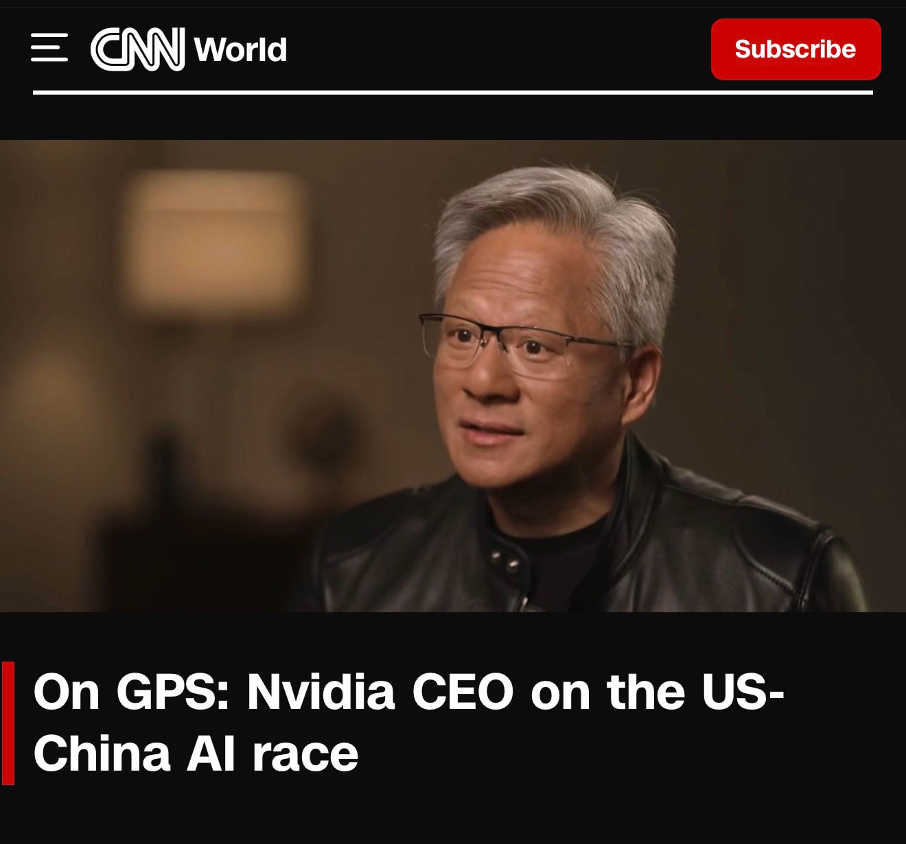 CCP Agent of Influence 

“Jensen Huang says he doesn't care if the US or China wins the AI race”

- ...