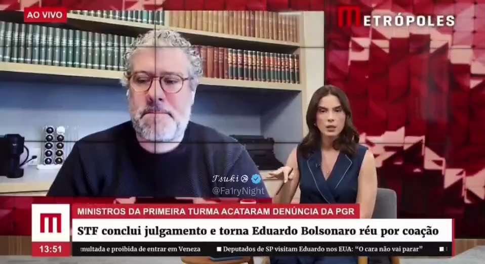 Enquanto pessoas do espectro da direita, levianamente culpam Eduardo Bolsonaro pelas sanções e tarif...