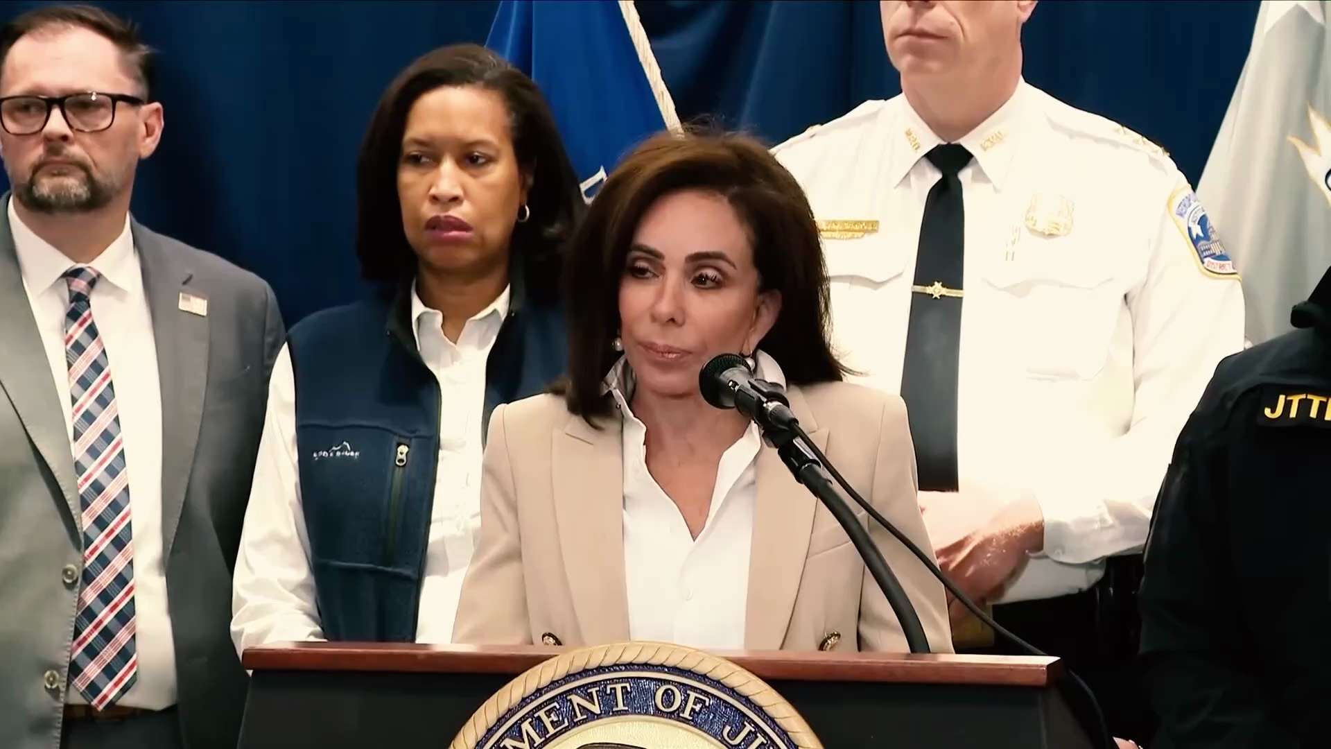 U.S. Attorney Jeanine Pirro has publicly announced details regarding the shooting of two National Gu...