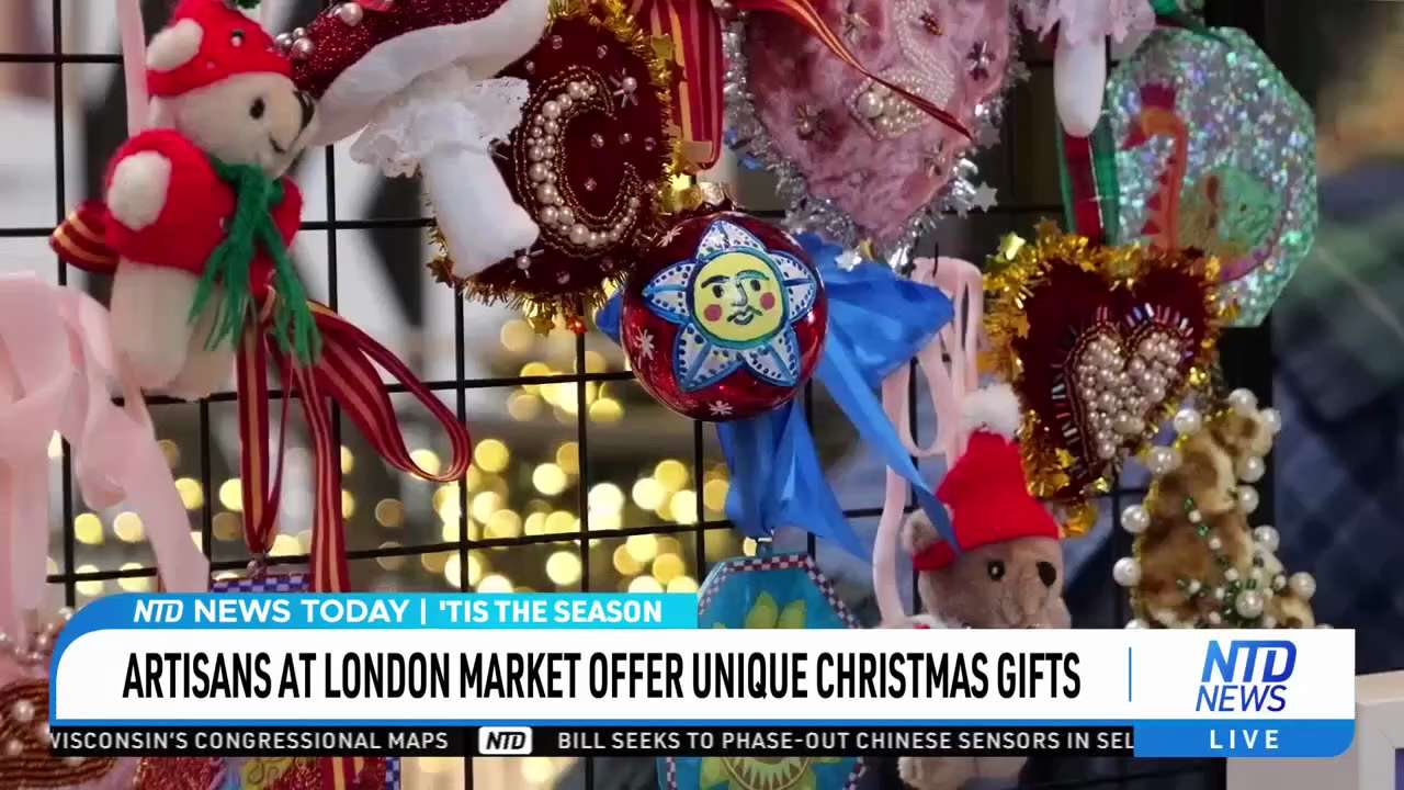 Artisans at London Market Offer Unique Christmas Gifts

Artisans and entrepreneurs are offering prod...