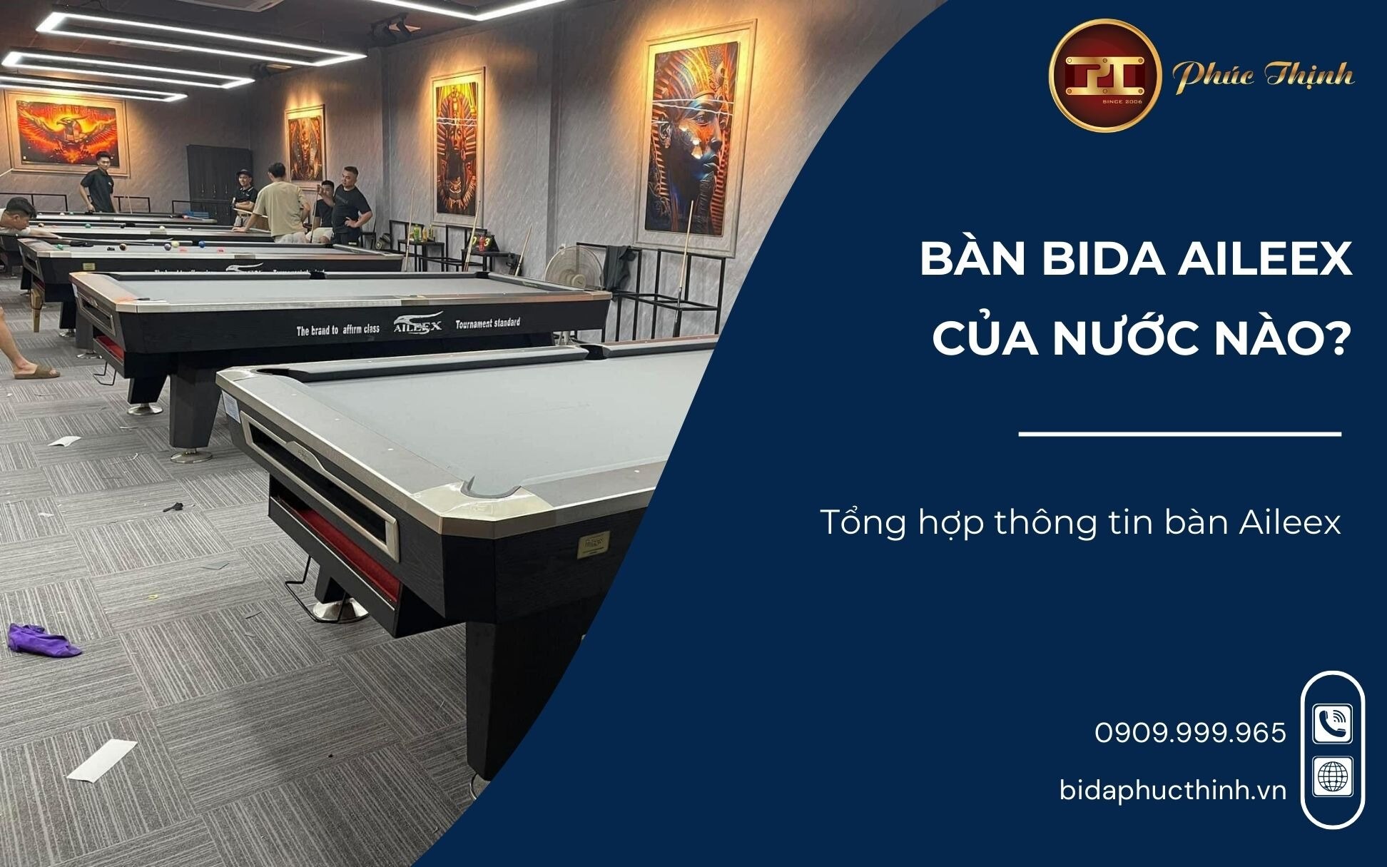 Bàn Bida Aileex của nước nào? Tổng hợp thông tin bàn Aileex

Trong các thương hiệu bàn Bida ngoài th...
