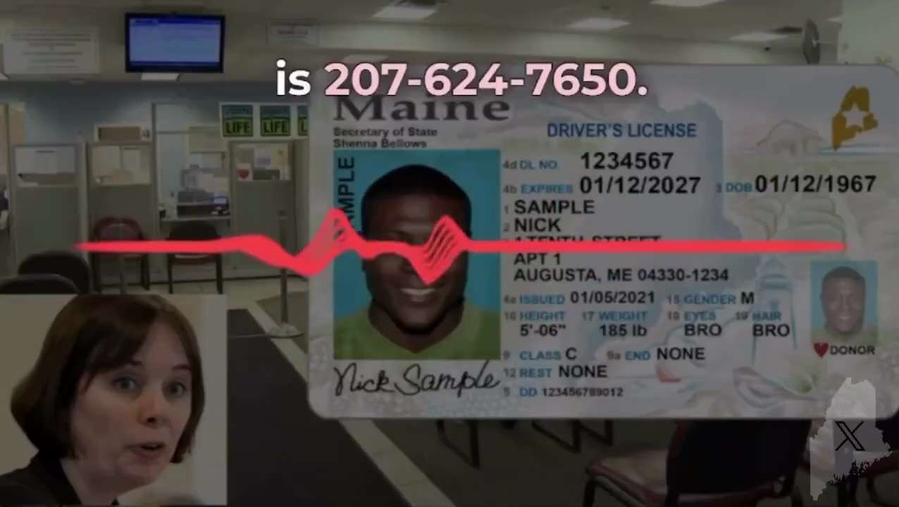 🚨 HOLY CRAP! Maine official CONFIRMS they will give an illegal alien a driver's license if they sho...