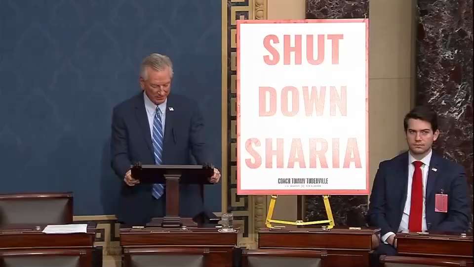 SEN. TOMMY TUBERVILLE ON THE SENATE FLOOR: "This is a major national security threat. Radical Islami...