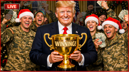 🔴 Trump Celebrates BIG WINS! Hands Out Cash to Troops During Primetime Speech
