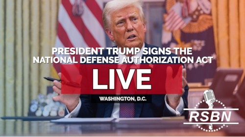 LIVE: President Trump Signs the National Defense Authorization Act - 12/18/25