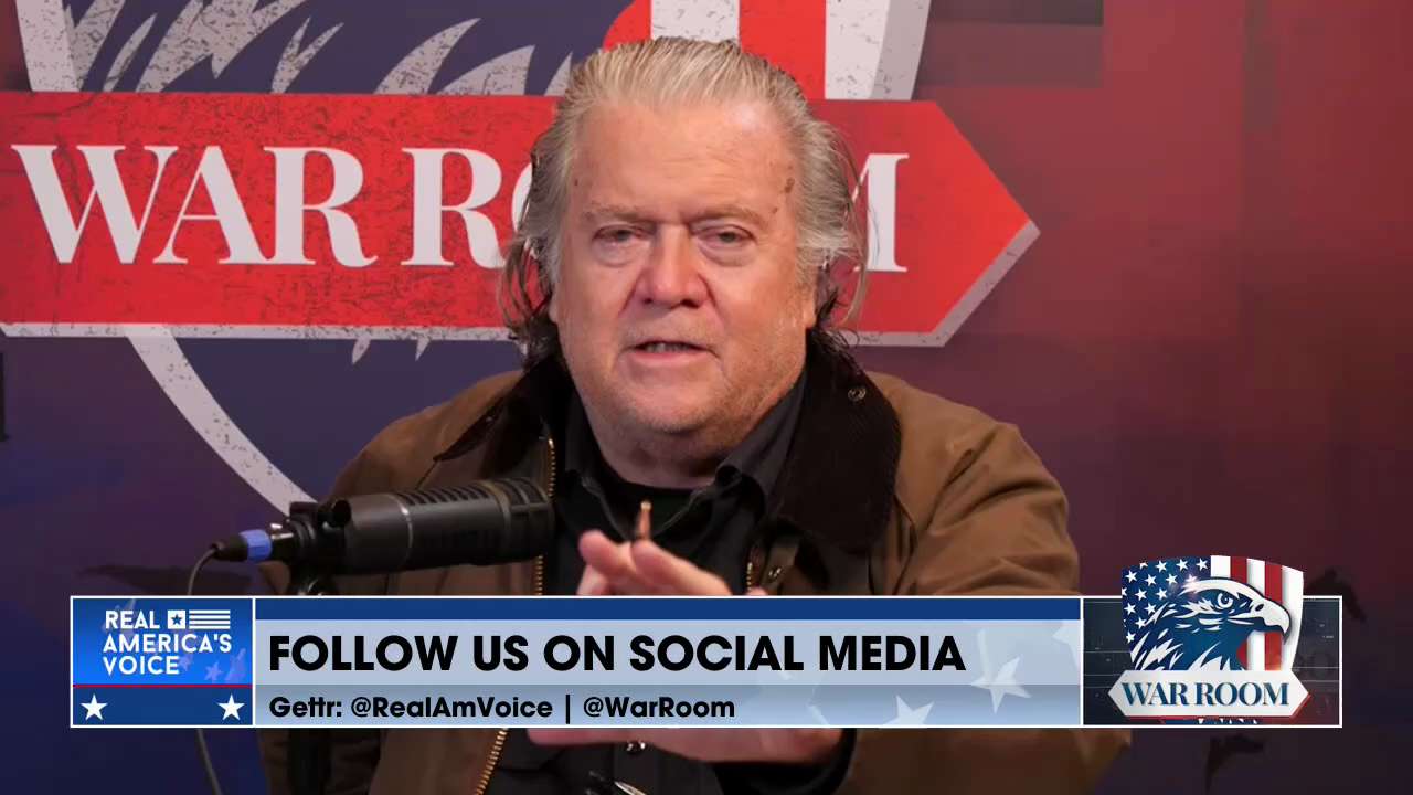 BANNON: At AMFEST, I said this about Greater Israel, Israel First. Cut through the signal and the no...