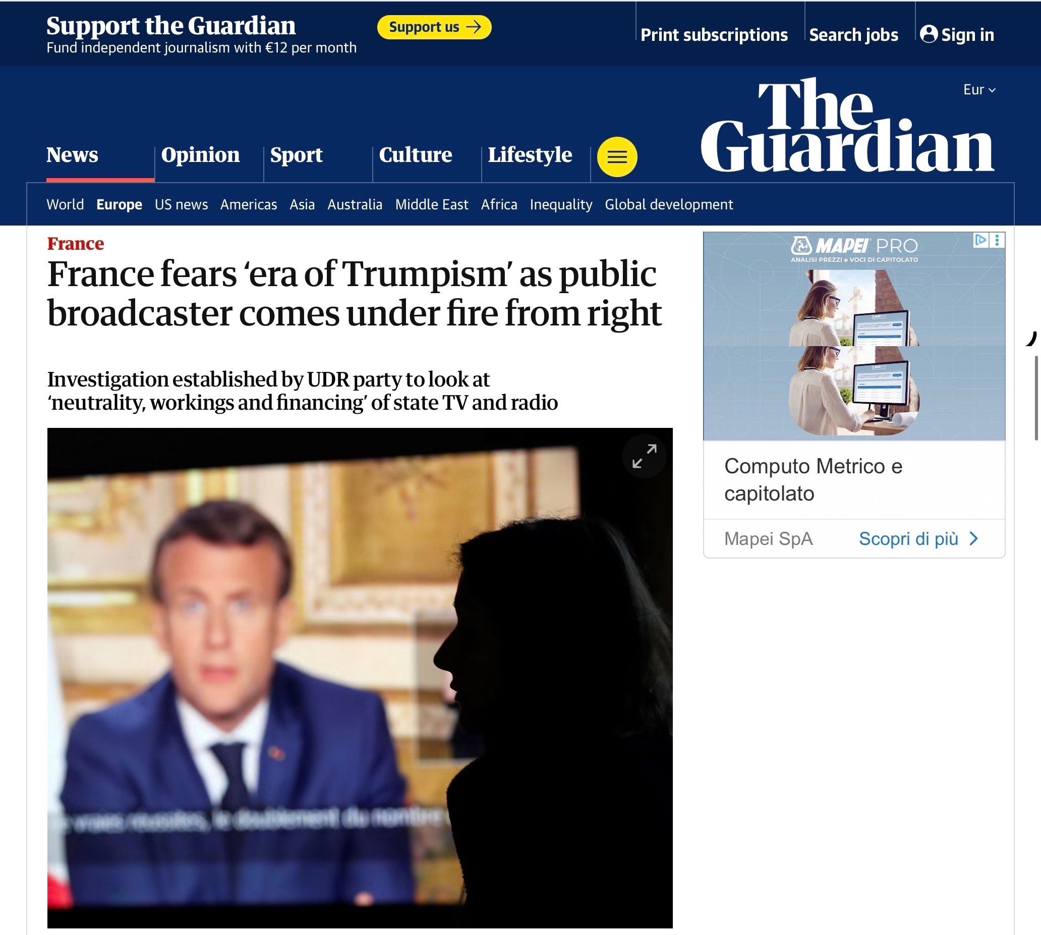 THE GUARDIAN: {“France has entered an era of Trumpism.”}

~ nowhere has a sociopathic political clas...