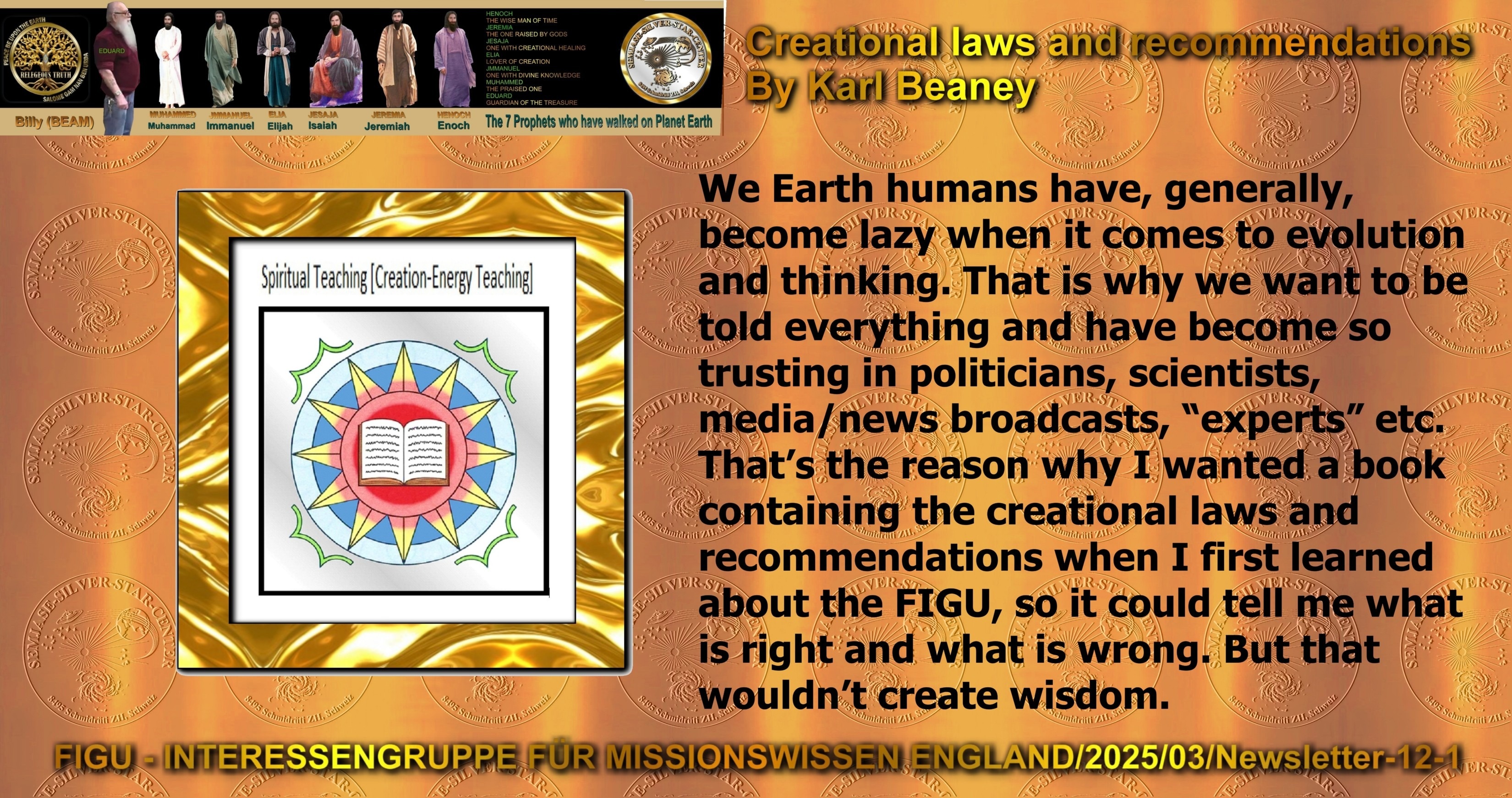 @reisval

FIGU - INTERESSENGRUPPE FÜR MISSIONSWISSEN ENGLAND/2025/03/Newsletter-12-1

Creational law...