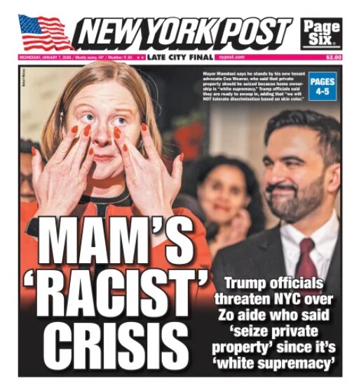 The @nypost  1/7/26
