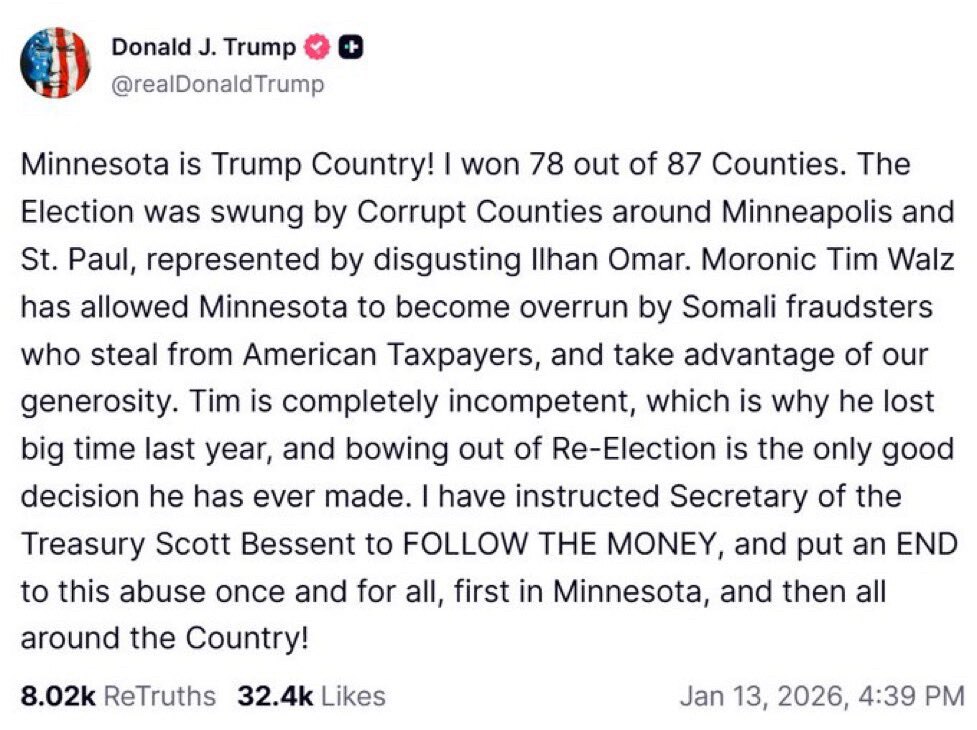 Invoke the Insurrection Act
Arrest Tim Walz

