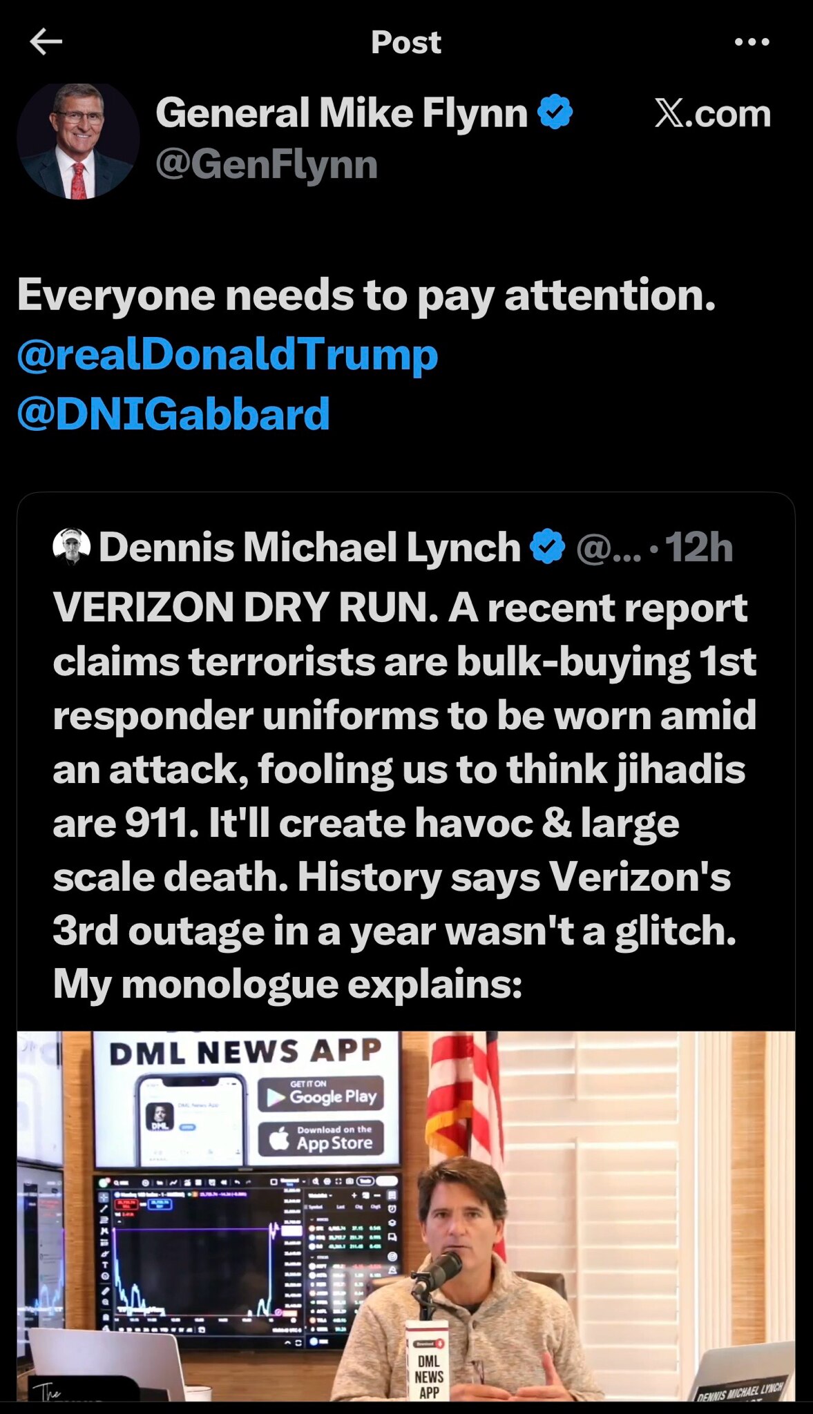 
’THIS’ …in my opinion, is what everyone should be aware of and prepared for.  
STAY VIGILANT 

⬇️🚨...