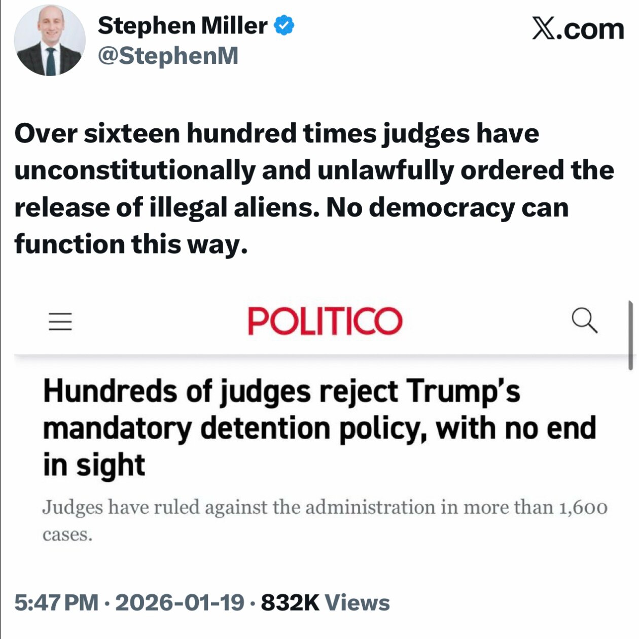 This has to be stopped.