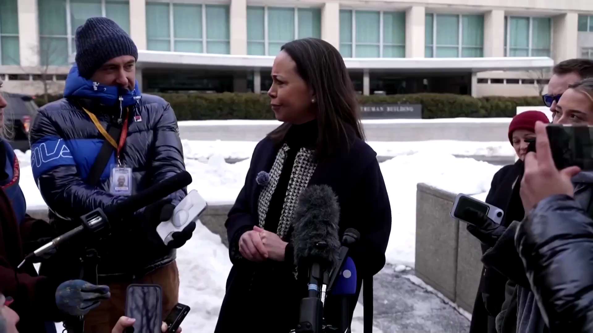 Venezuela's opposition leader Maria Corina Machado said she told US Secretary of State Marco Rubio t...