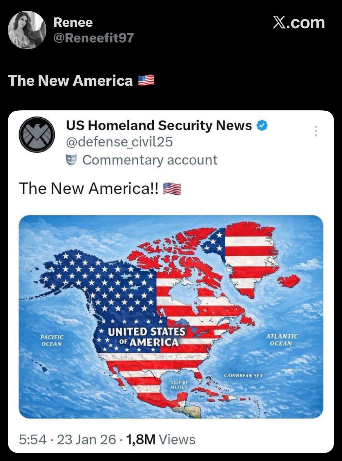 THE NEW UNITED STATES OF AMERICA!! 🇺🇲🦅🇺🇲 

