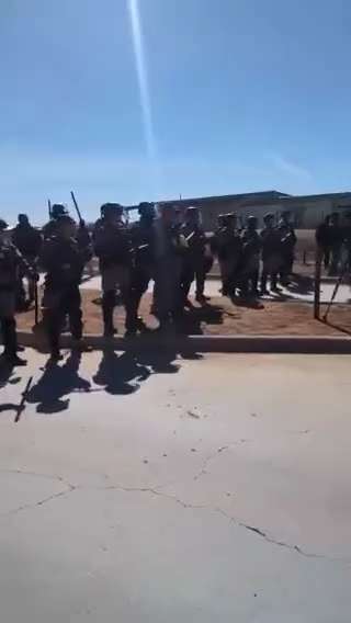 Dilley Detention Center: Dozens of terrorists riot outside where Liam Rojas and Adrian Arias are coo...