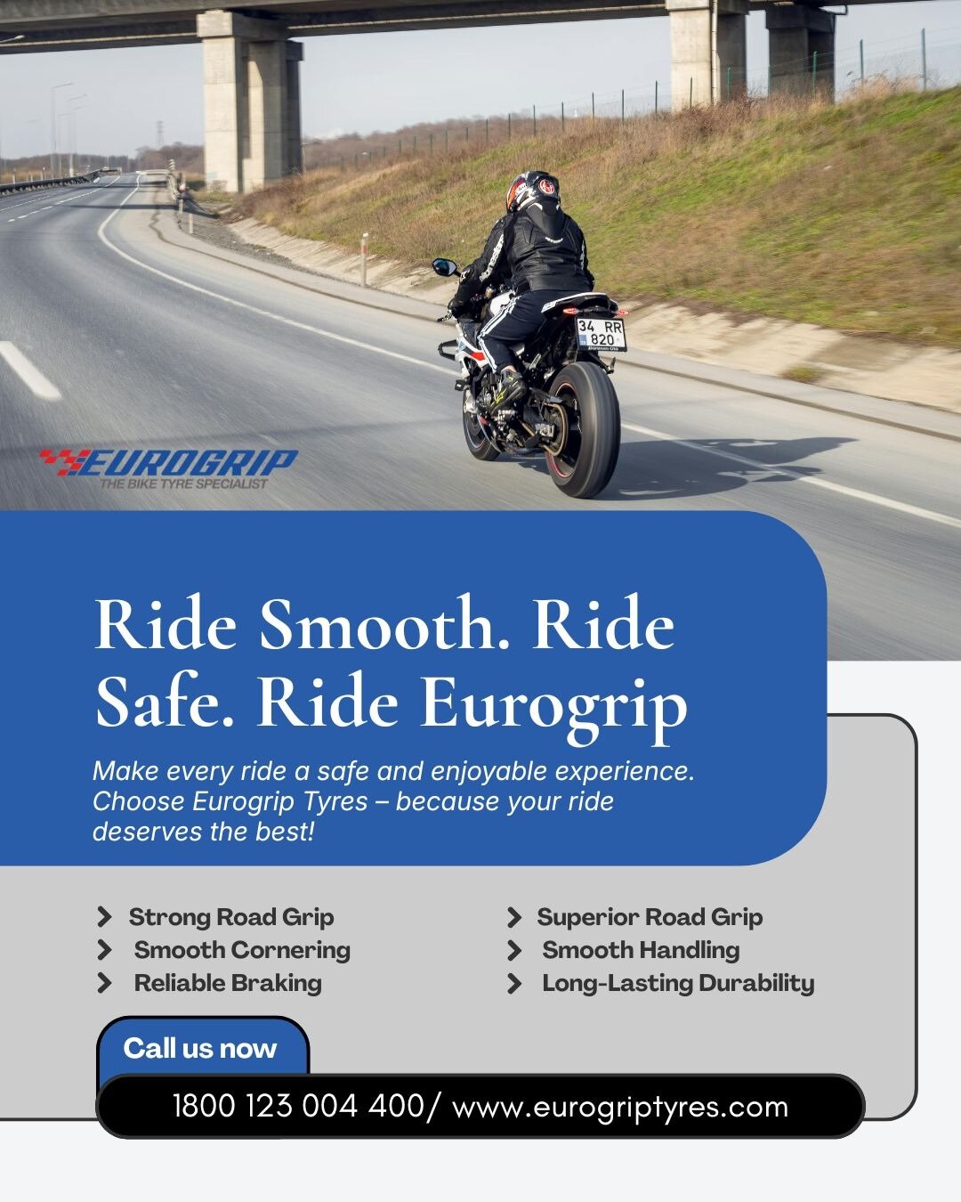 Eurogrip Two-Wheeler Tyres | Long-Lasting Durability for Bikes & Scooters


Eurogrip Two-Wheeler Tyr...