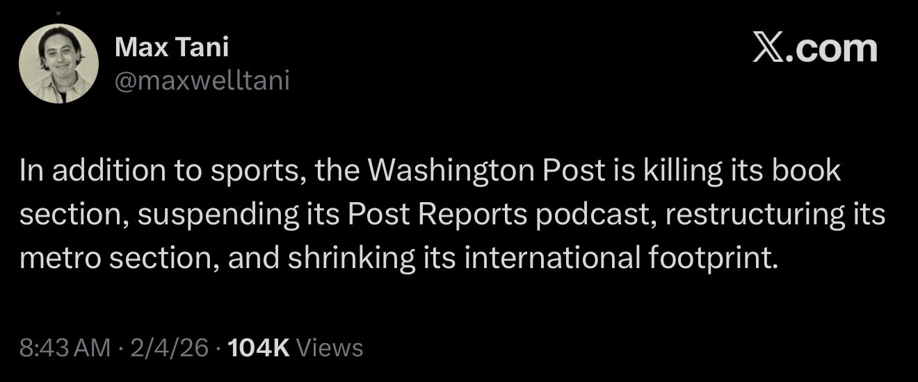 Democracy Dies in Darkness 

https://x.com/maxwelltani/status/2019044094635552853?s=46