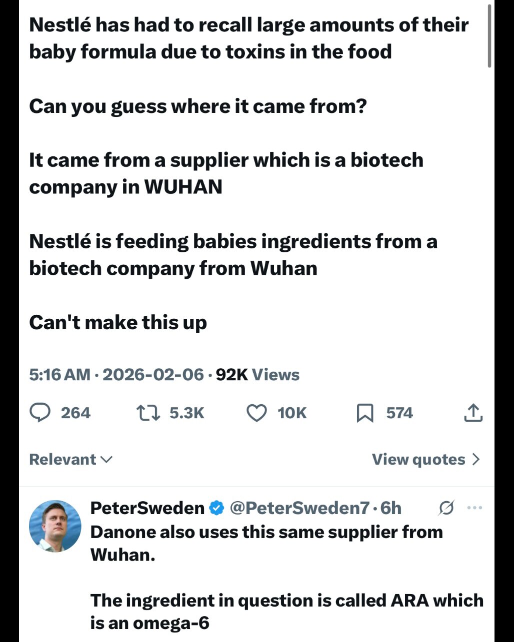 Peter Sweden 

SUPRISE