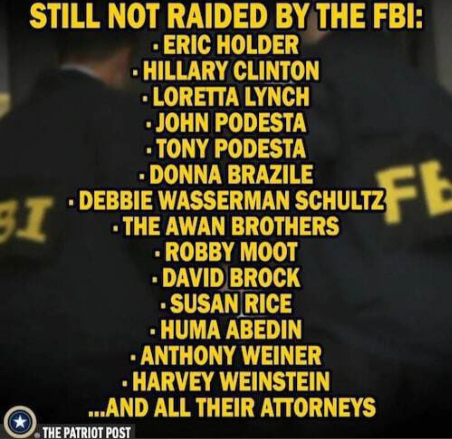 Have a great weekend everyone! 😀 
#FBI  #ArrestThemAll