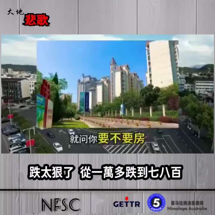 【大地悲歌】2️⃣3️⃣4️⃣4️⃣

中共非法政權的末日景象---

跌太狠了，從一萬多跌到七八百。

🔗himalayaustralia.com.au

#大地悲歌 #NFSCHAS澳喜特戰五中...