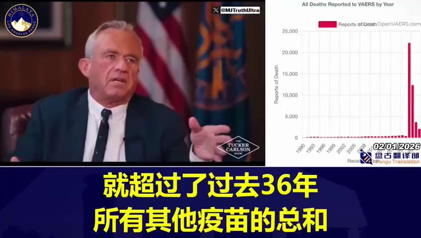 Robert Kennedy: In the past 36 years of vaccine injury reports, the number of reported injuries and ...