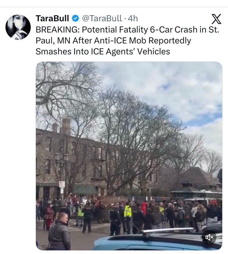 WALZ IS STEPPING UP THE VIOLENCE NOW SMASHING CARS INTO ICE AGENT VEHICLES
