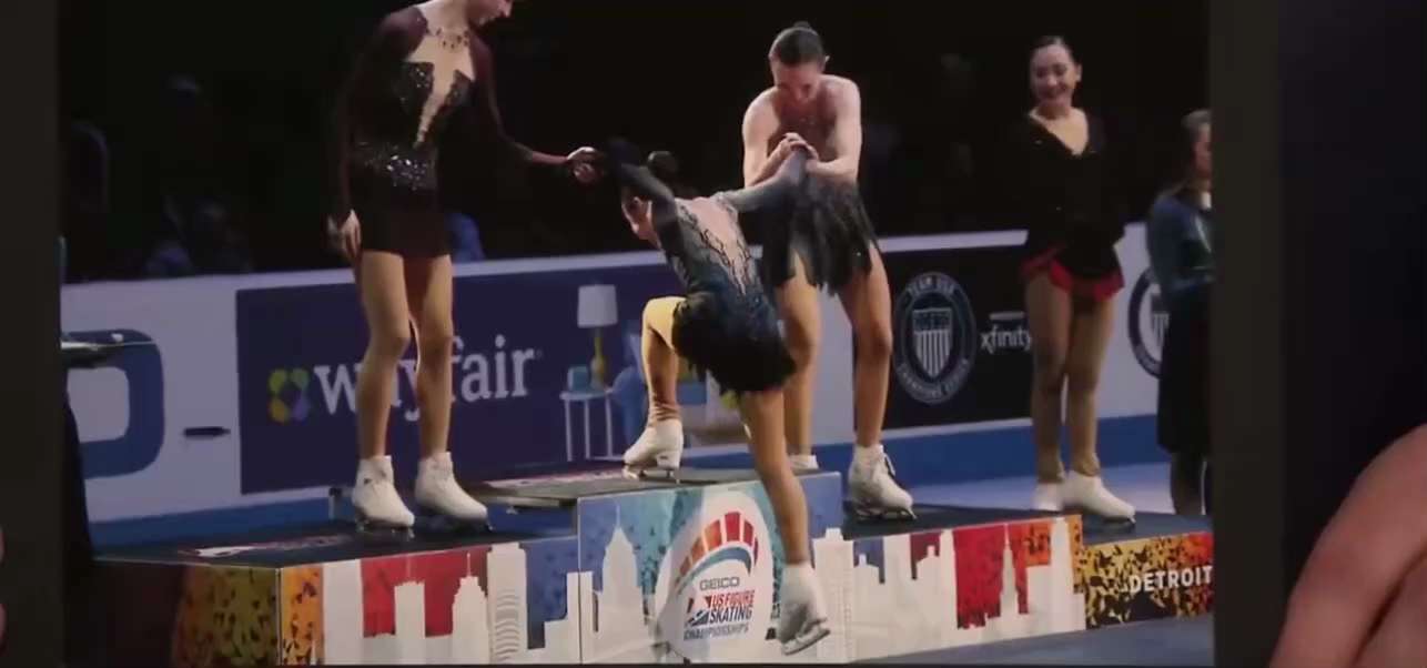 刘美贤，刚在米兰获得2026冬奥会团体花滑金牌🏅
👉 目前就读于UCLA

这是刘美贤(Alysa Liu)13岁时，成为美国女子花样滑冰历史上最年轻冠军后的采访片段。

她的爸爸刘俊国(Arth...