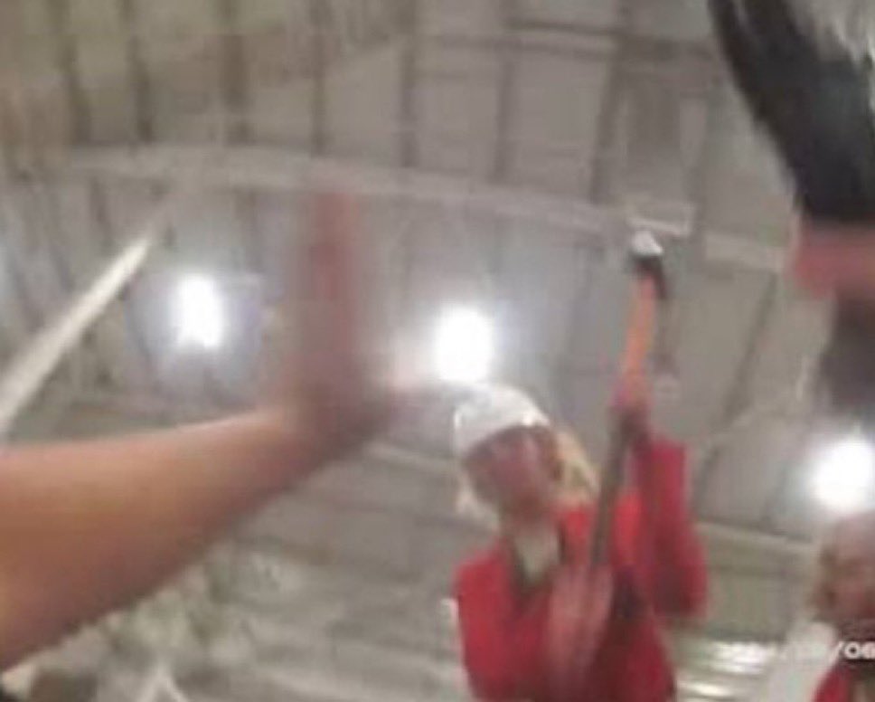 A week after a jury cleared "Palestine action" of breaking a police ladies' back with a sledgehammer...