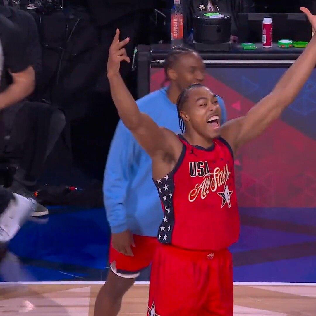 "Oh that's game?? AYYY!"
Scottie Barnes after his game-winner in OT of Game 1 at NBA All-Star 2026 �...