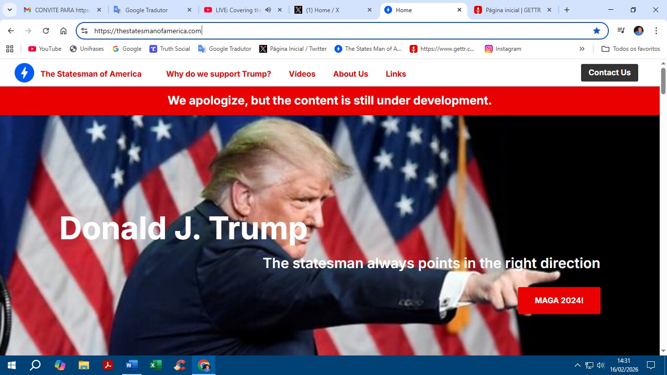 Jonathas Gagliardi Madeira. @abripi
· 2m
TODAY (16 02 2026) IS PRESIDENT'S DAY! I have the honor to ...