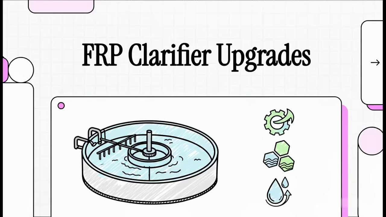 Upgrade your wastewater clarifier performance with FRP weirs and scum baffles built for reliability....